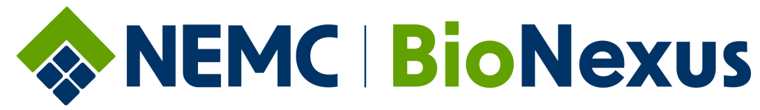 NEMC BioNexus logo lockups